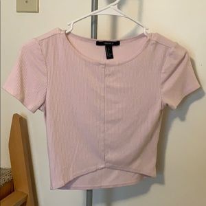 Pink crop top